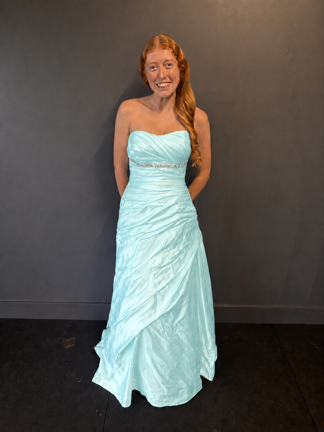 Blue Turquoise Princess Formal Dress — Reworked Vintage Gown | Meg Reworked