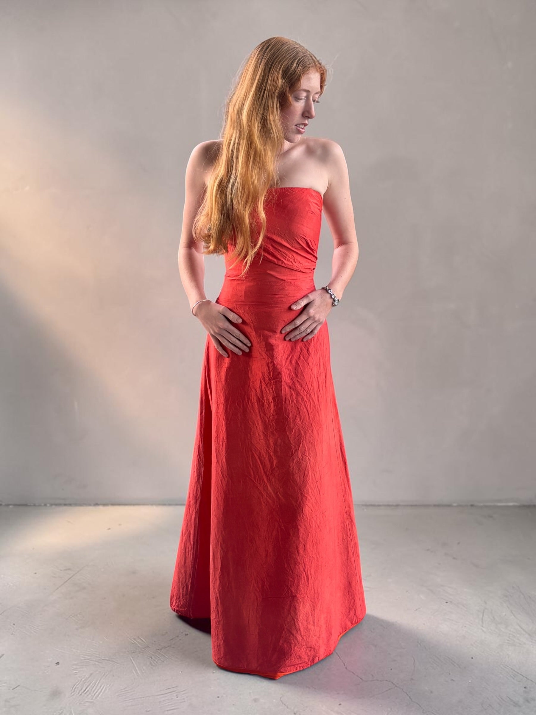 Orange Formal Dress — Reworked Vintage Gown | Meg Reworked
