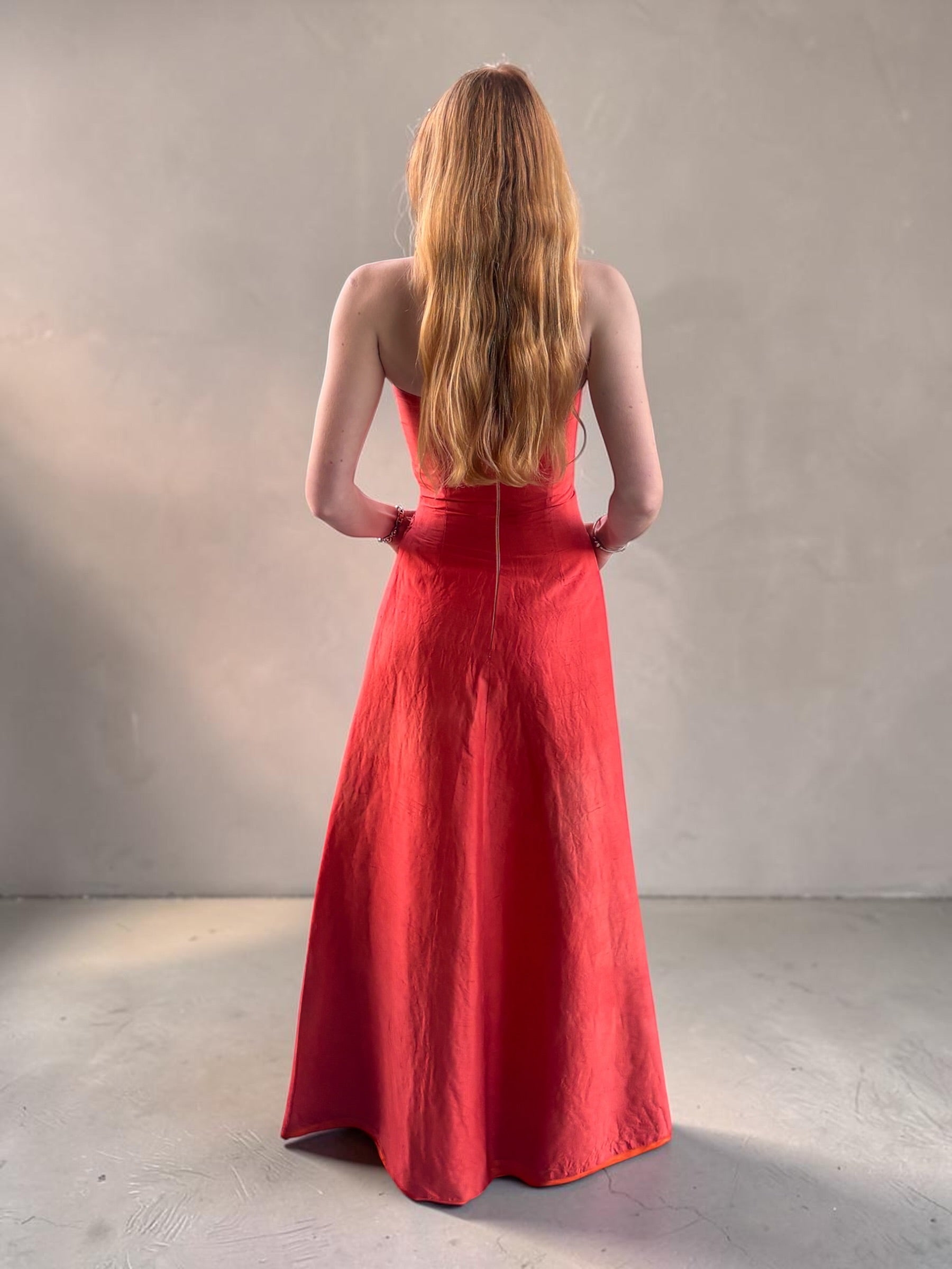 Orange Formal Dress — Reworked Vintage Gown | Meg Reworked