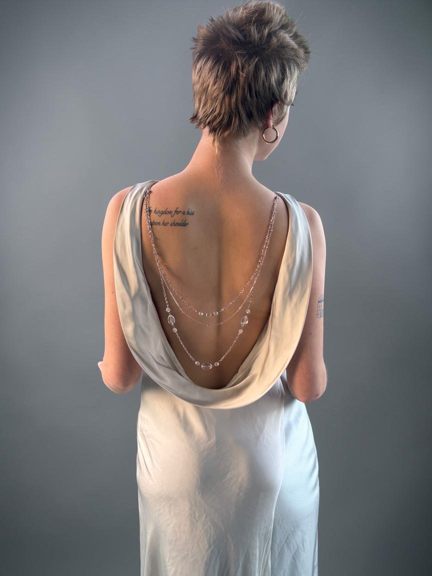 Sliver Formal Dress - Reworked Vintage Gowns | Meg Reworked