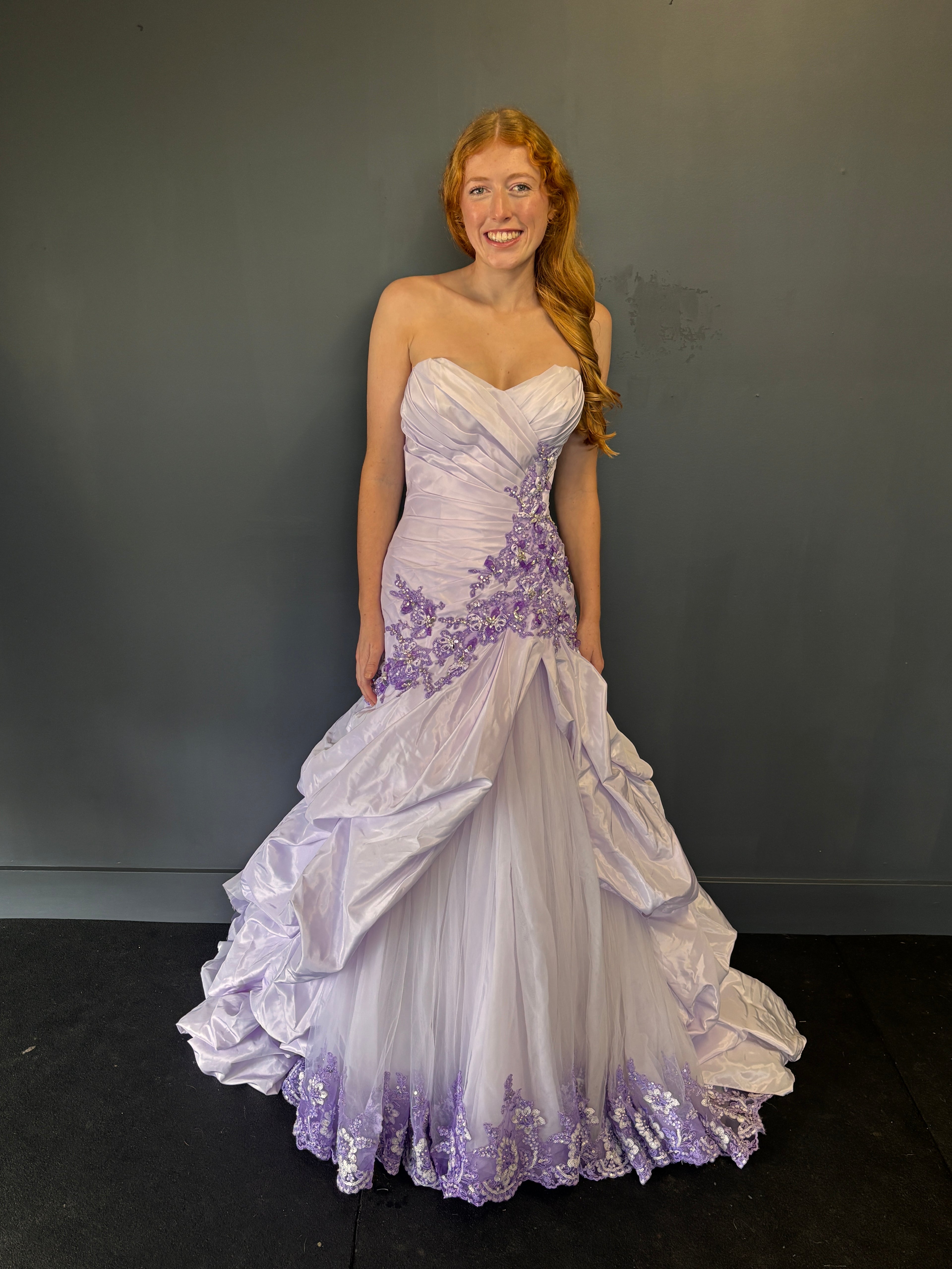 Purple Lilac Princess Formal Dress — Reworked Vintage Gown | Meg Reworked (Copy)