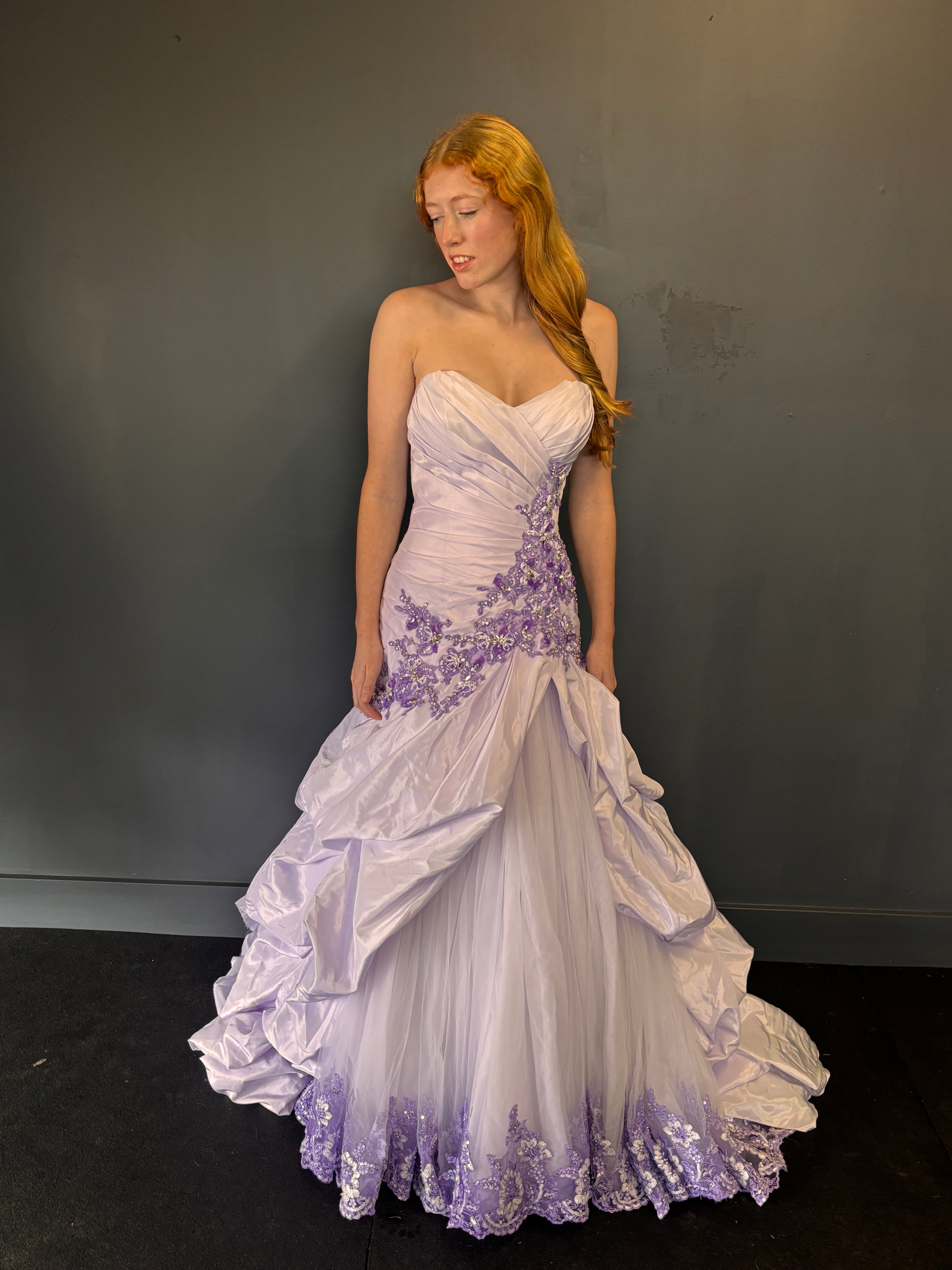 Purple Lilac Princess Formal Dress — Reworked Vintage Gown | Meg Reworked (Copy)