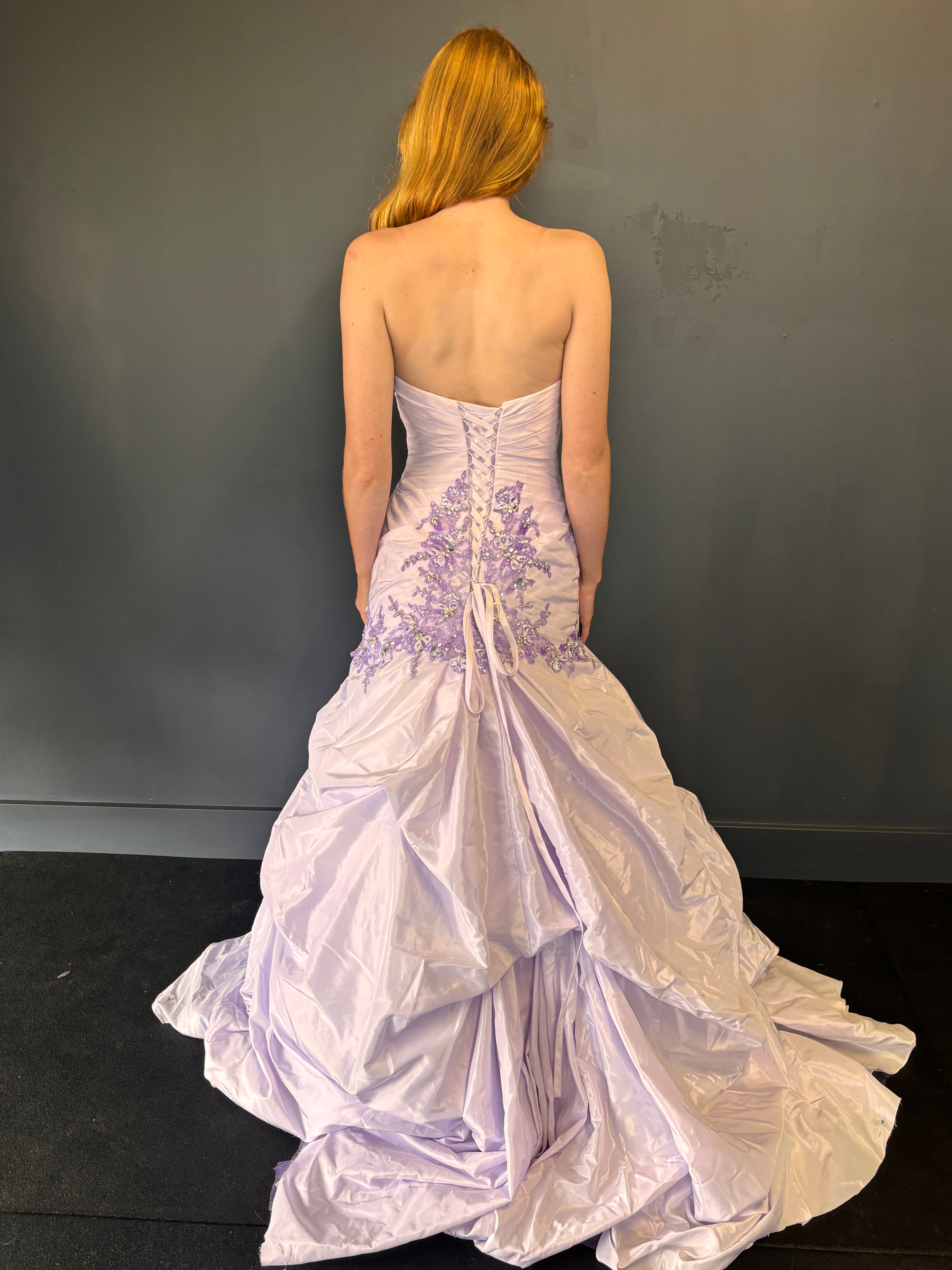 Purple Lilac Princess Formal Dress — Reworked Vintage Gown | Meg Reworked (Copy)