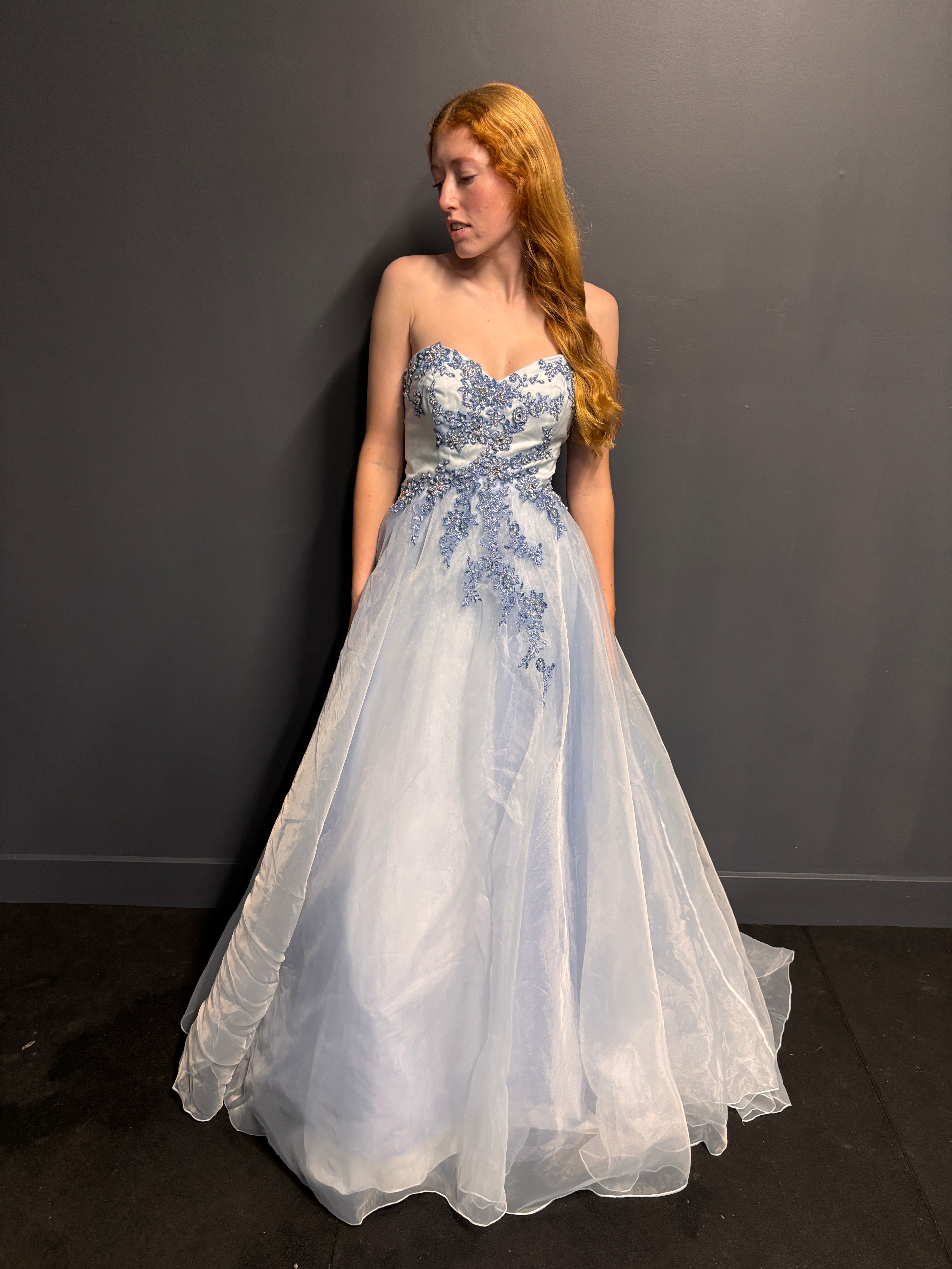 Blue Princess Formal Dress — Reworked Vintage Gown | Meg Reworked