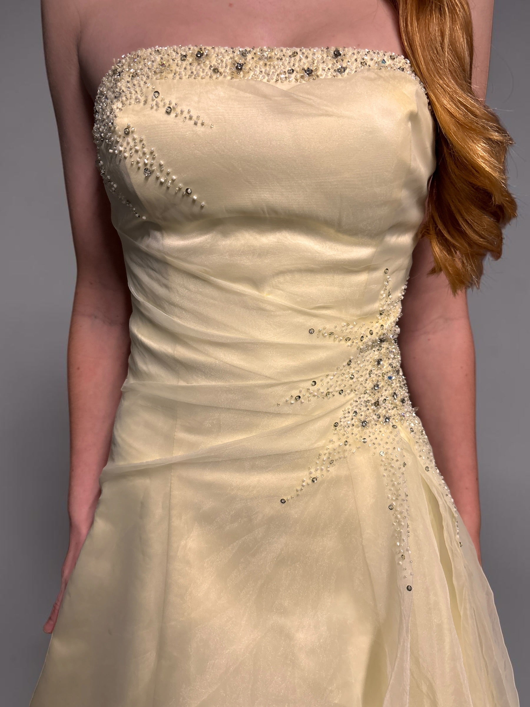 Yellow Princess Formal Dress — Reworked Vintage Gown | Meg Reworked