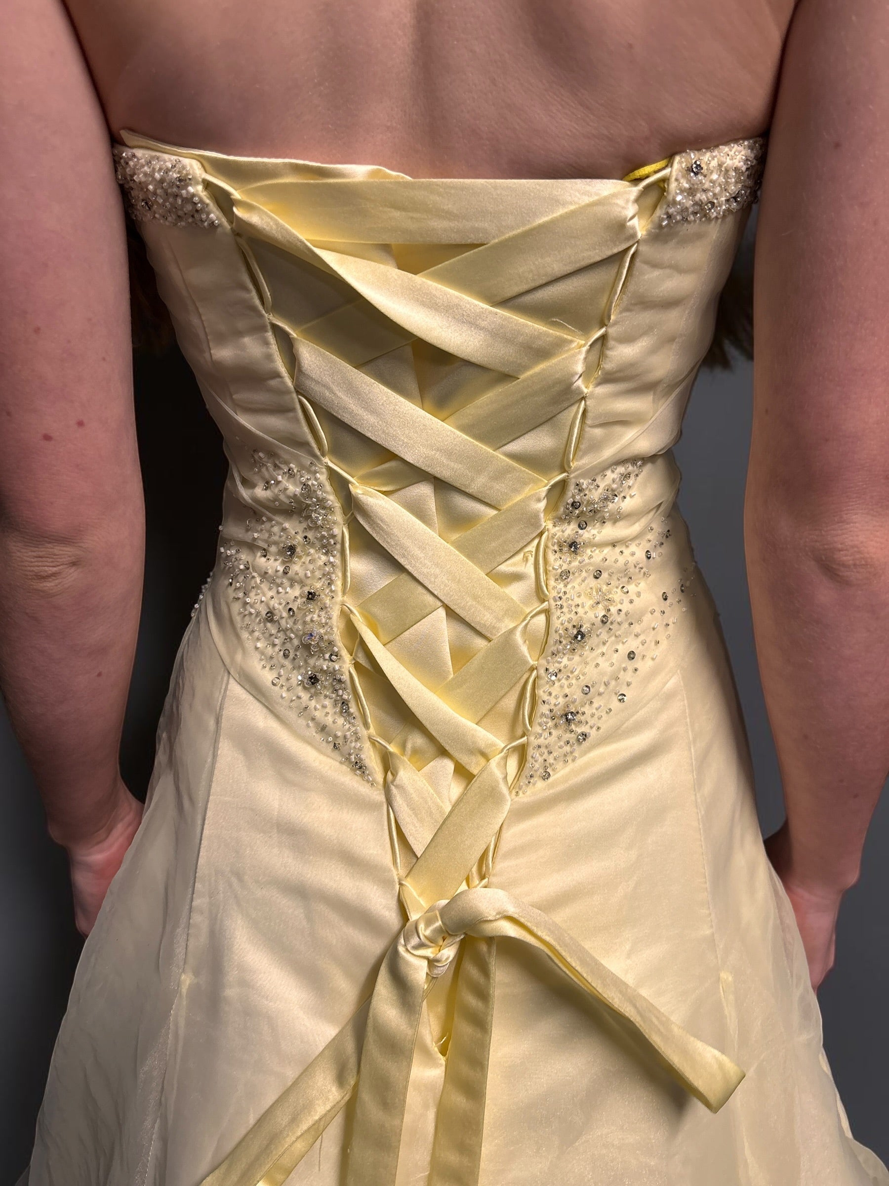 Yellow Princess Formal Dress — Reworked Vintage Gown | Meg Reworked