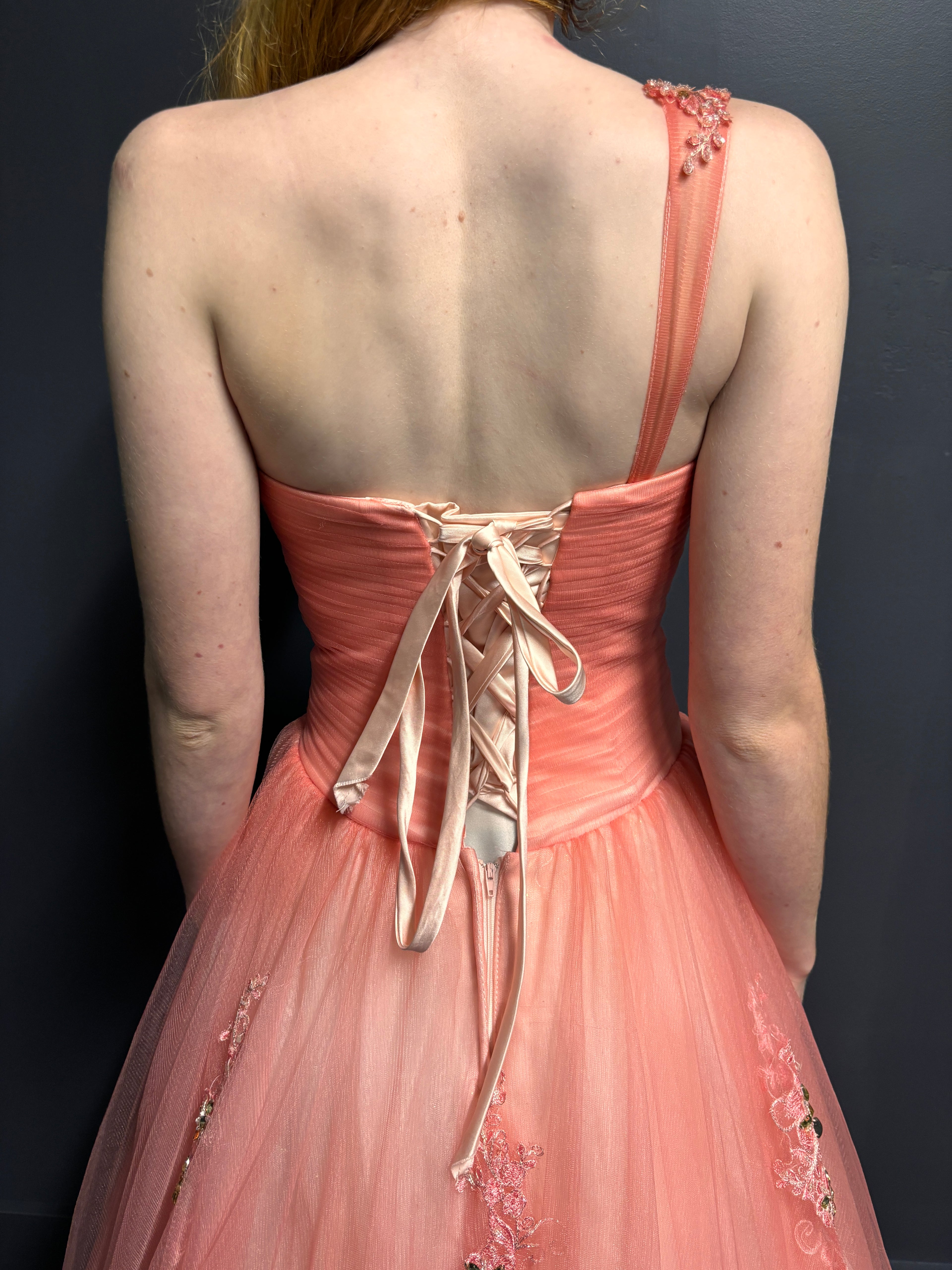 Pink Tulle Formal Dress - Reworked Vintage Gowns | Meg Reworked