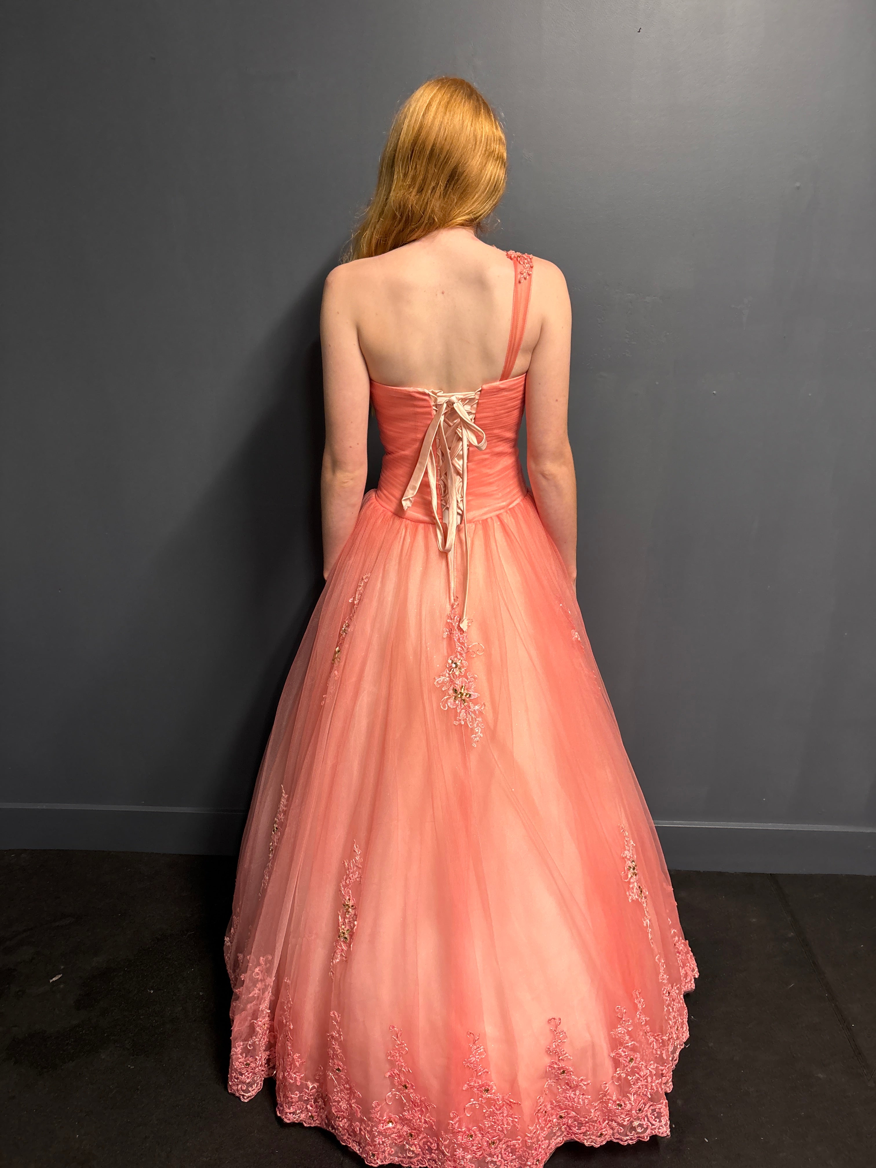 Pink Tulle Formal Dress - Reworked Vintage Gowns | Meg Reworked
