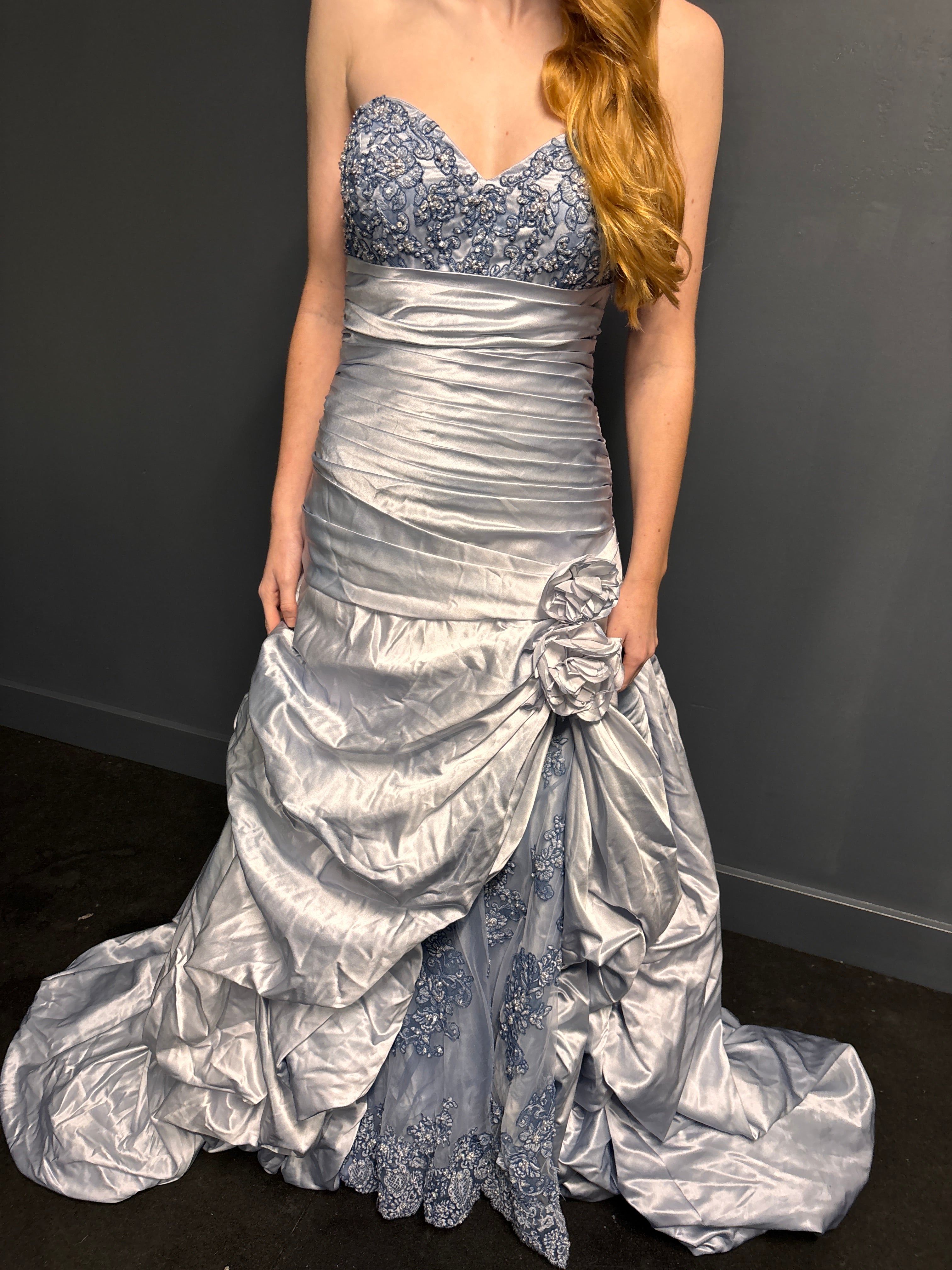 Violet Blue Formal Dress - Reworked Vintage Gowns | Meg Reworked