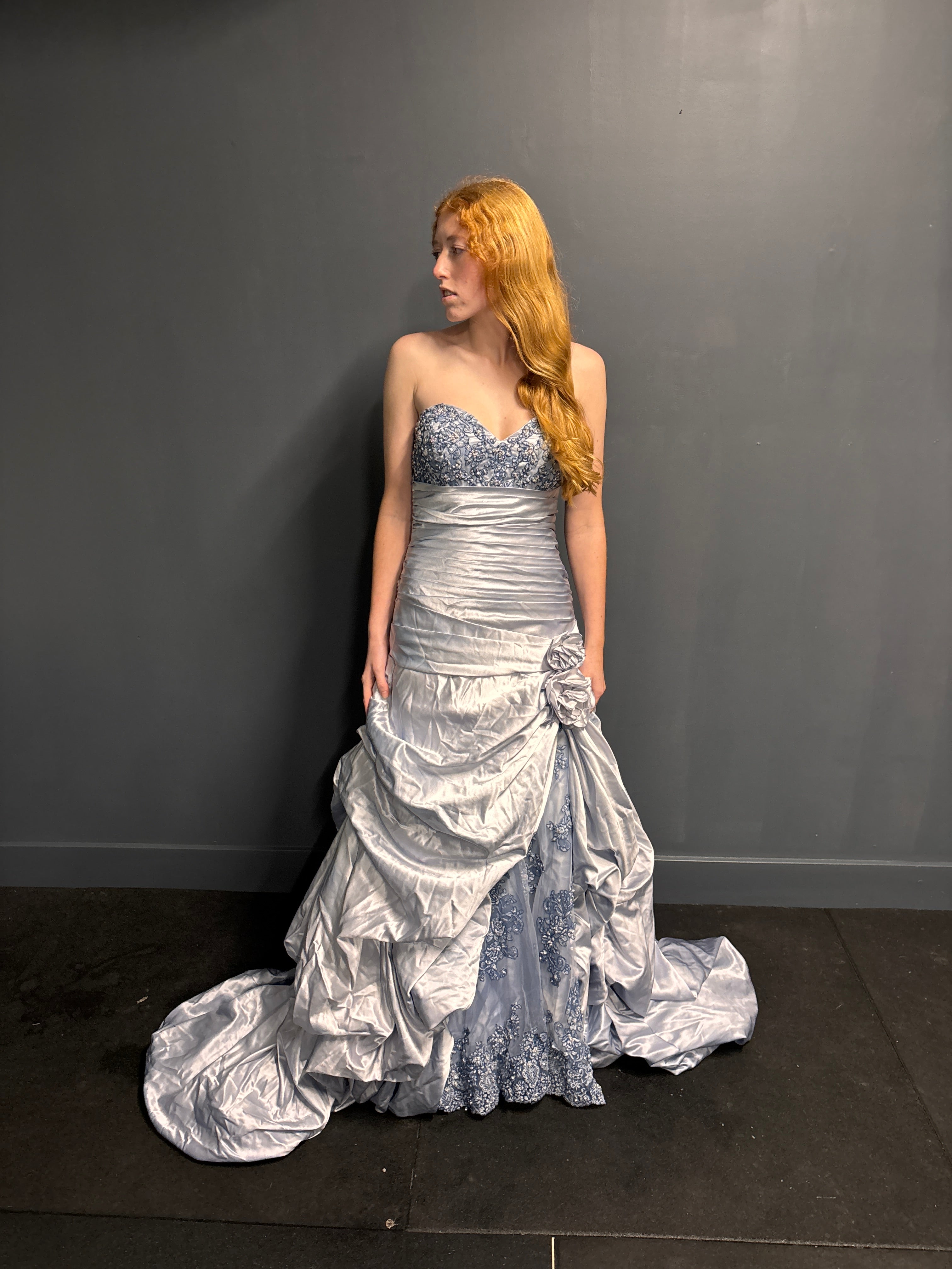 Violet Blue Formal Dress - Reworked Vintage Gowns | Meg Reworked